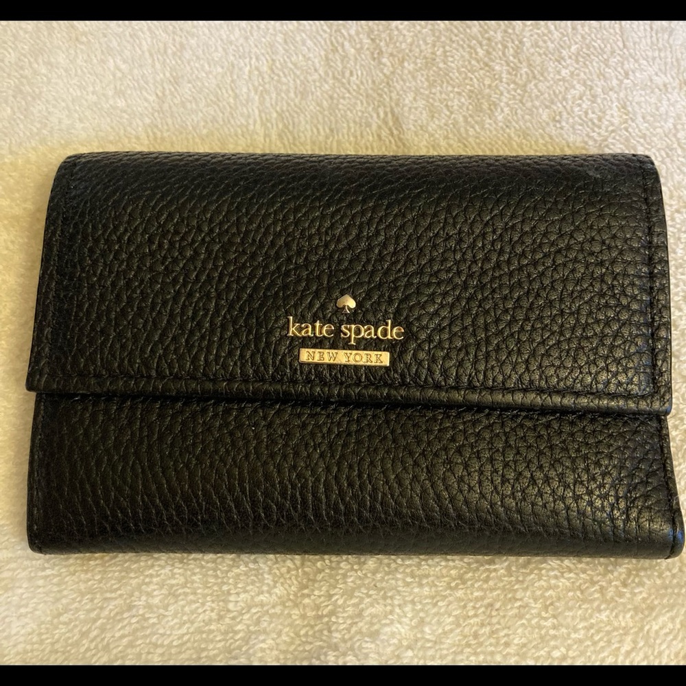 Kate Spade Black Leather Wallet